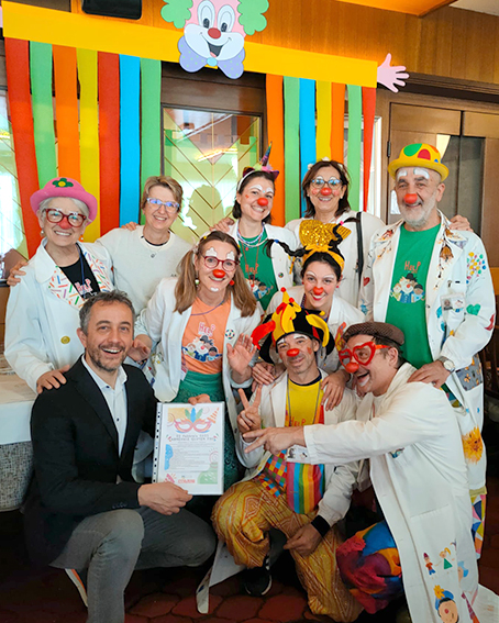 Festa di carnevale per i bambini celiaci organizzata dal Reparto Pediatria dell'ospedale di Bassano del Grappa al Ristorante Il Pioppeto